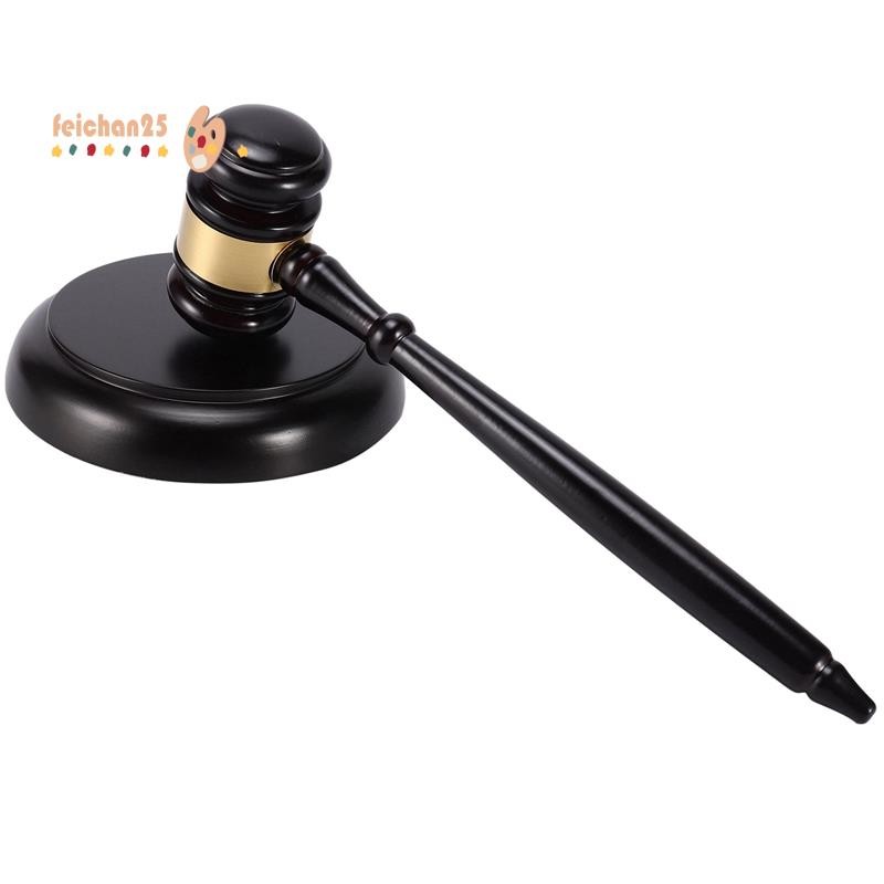 Martelo De Leilão De judge De Madeira Com Bloco De Som Para Trabalho Manual Juiz De Advogado
