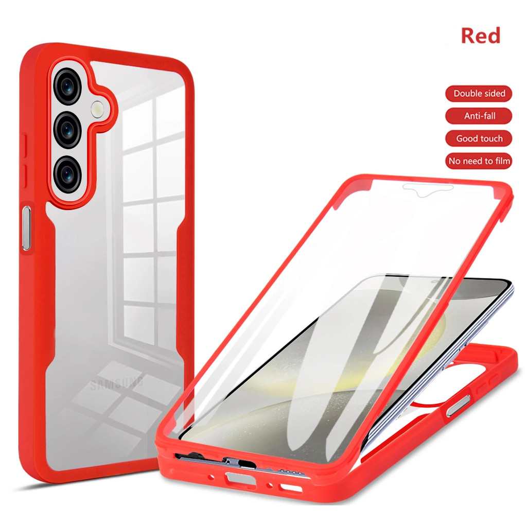 Para Samsung Galaxy A06 A05 A05s A16 A26 A36 A56 A55 A35 A25 A15 A54 A34 A24 A14 A53 A33 A23 A13 A04s A03 A03s 360 Capa