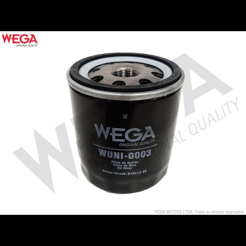Filtro óleo Chevrolet Vectra 1993 a 2012 Wega WUNI-0003 em Oferta na Shopee