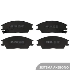 Pastilha Freio Dianteiro J3 2011 a 2015 Syl 1261