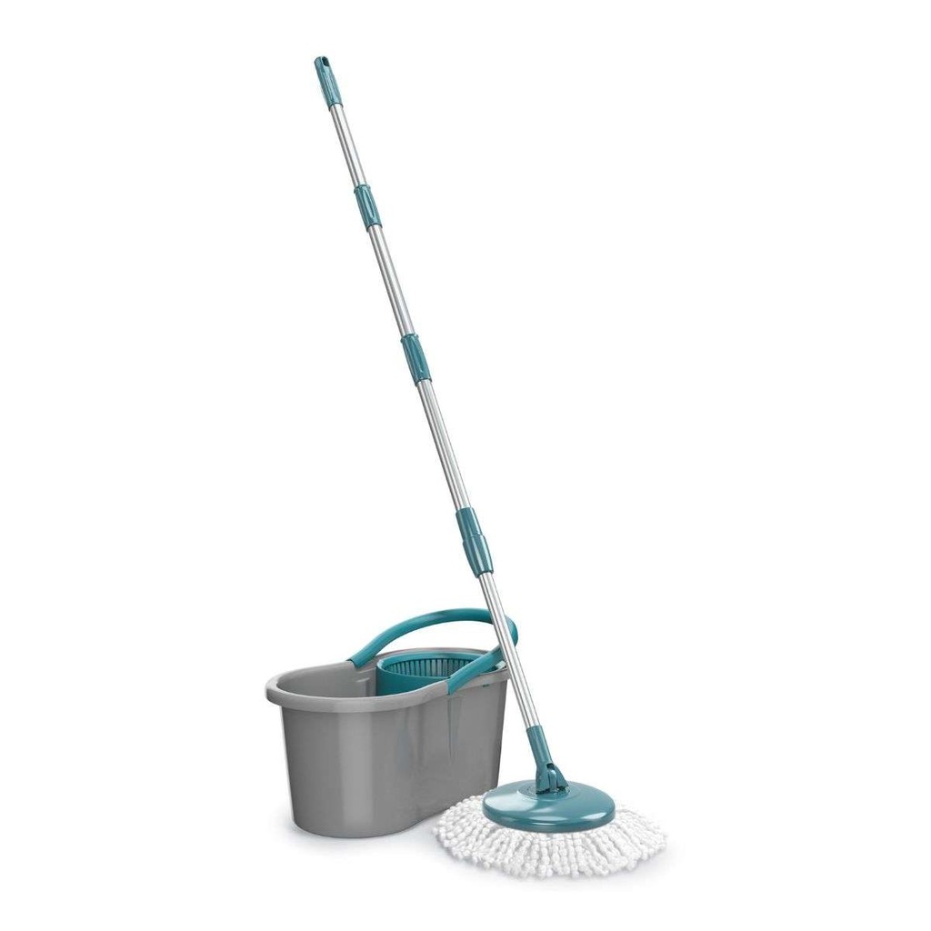 Mop Giratório Fit 8 Litros Esfregão 5010 Cabo Em Inox 3 Em 1 Flash Limp em Oferta na Shopee