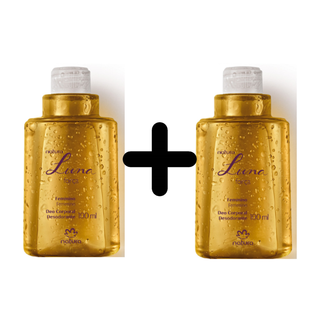 KIT 2 UNIDADES Refil Desodorante Corporal Luna Força 100 ml