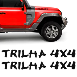 Adesivo Trilha 4x4 Troller T4 2015/2021 Faixa Capo Preto