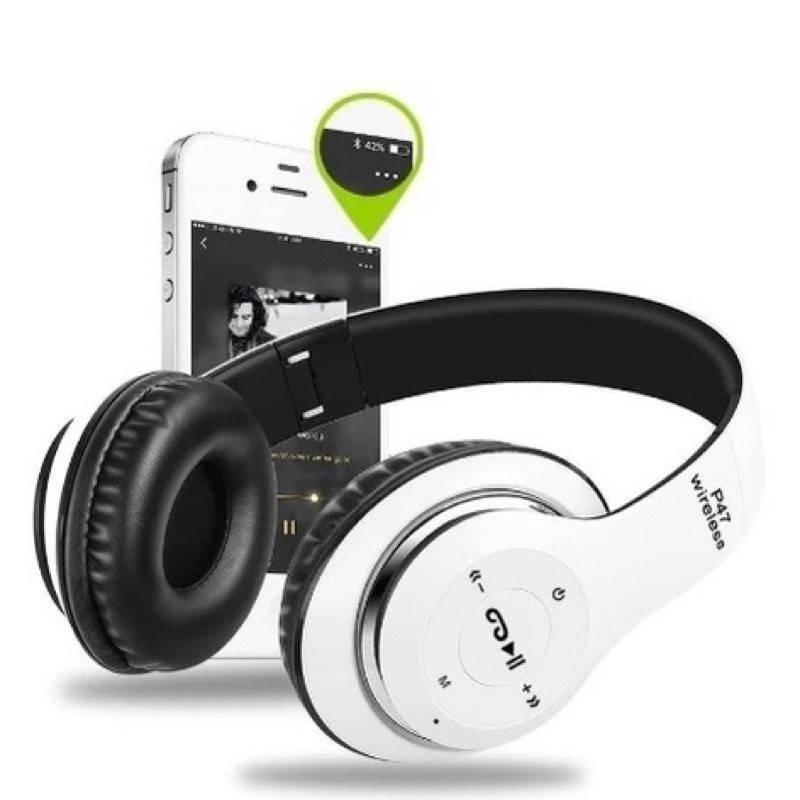 Fone P47 Headphone Sem Fio Estéreo Redução de Ruídos Bluetooth 5.0 Universal Fang