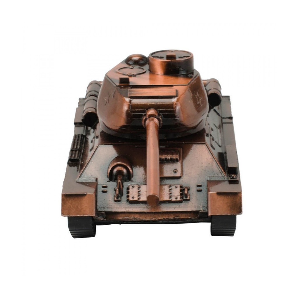 JP-A87-M | Tanque De Guerra Bronze 6x13x6.5cm Estilo Retrô - Vintage - Miniatura