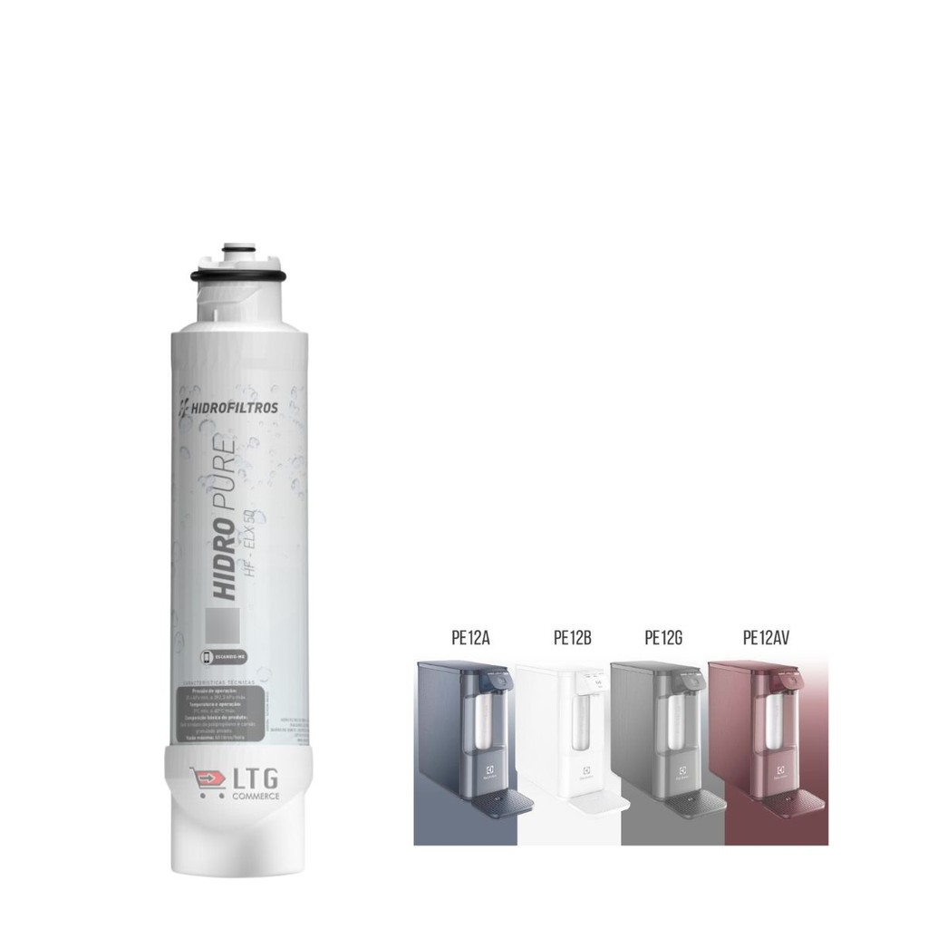 Refil Filtro para Purificador Electrolux PE11, PE12, PA21G, PA26G, PA31G, PE12, PE15P, PE15B e PC41 em Oferta na Shopee