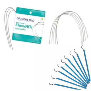 Kit 100 Borrachinhas Ortodônticas Azul Bebe + 2 Fios (Arco) Envio Imediato em Oferta na Shopee