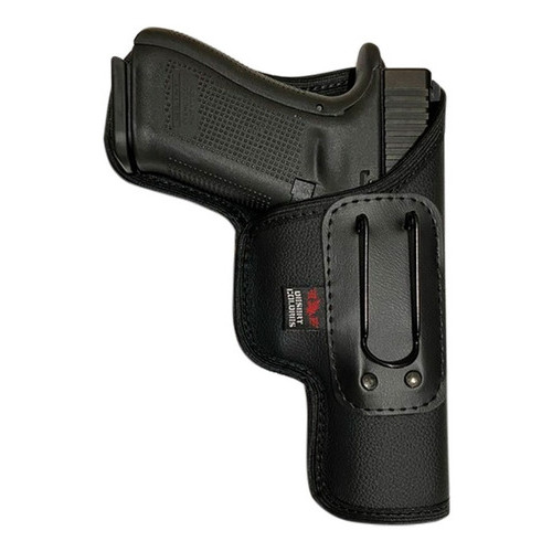Coldre Velado para Glock G25, G19, G23, G45 em Neoprene e Couro P.U