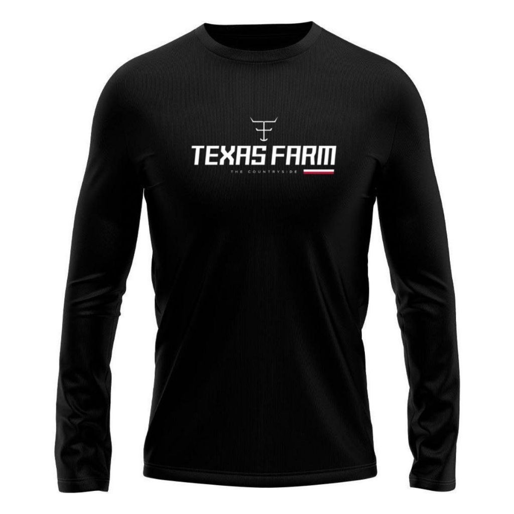 Camisa Uv Masculina Texas Farm Moda Agro Country Barato Manga Longa Protecao Termica