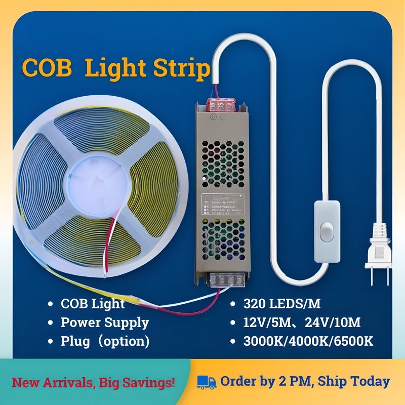 LED Strip Light ยืดหยุ่น 24V สว่างสดใส ยาว 5-10 เมตร
