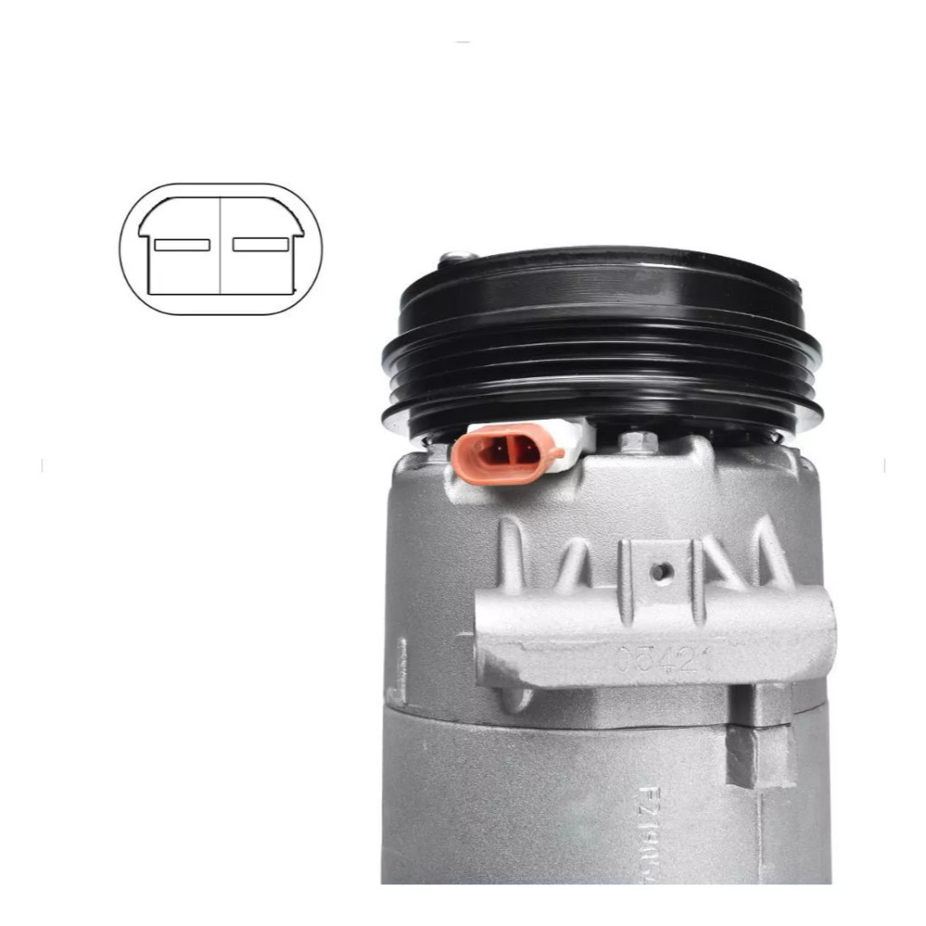 Detalhes do Compressor De Ar DELPHI Gol / Saveiro / Fox / Voyage G5 e G6 CS20053 3 PK *