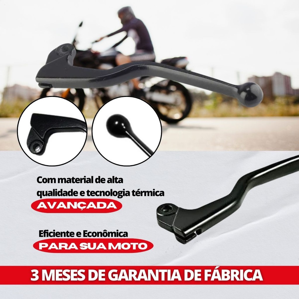Manete De Embreagem Honda Xre 300 Bros Xr 250 Tornado Nx — imagem 2 de 2
