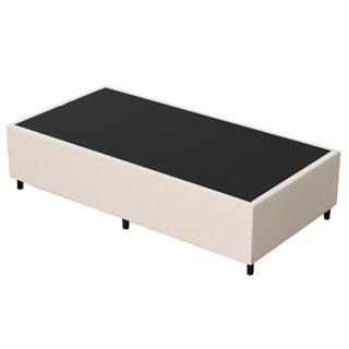 Base para Cama Box Solteiro 88x188cm Hit Z04 Suede Bege - Mpozenato em Oferta na Shopee