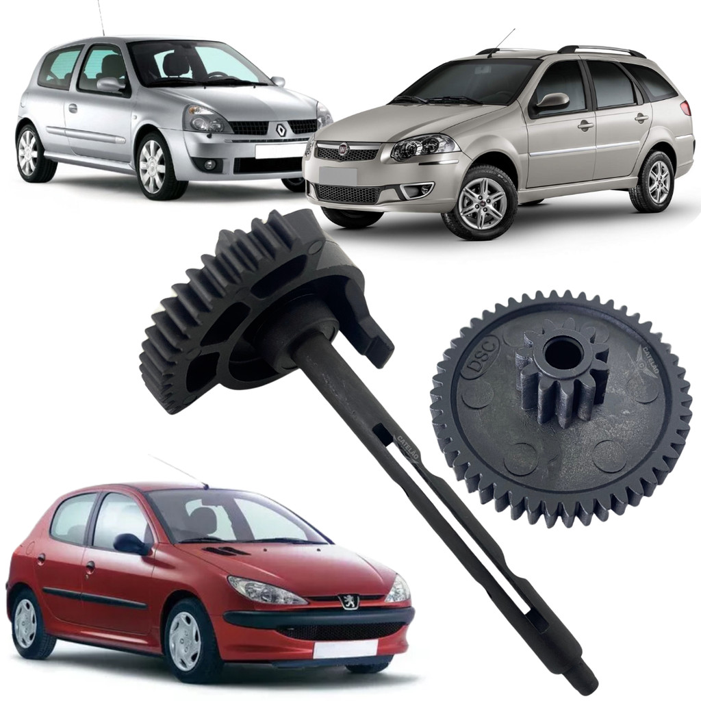 Engrenagem Do Tbi Fiat Siena Palio Weekend Fire Clio Twingo Kangoo Peugeot 206 1.0 1.3 16v 2006 A 2015