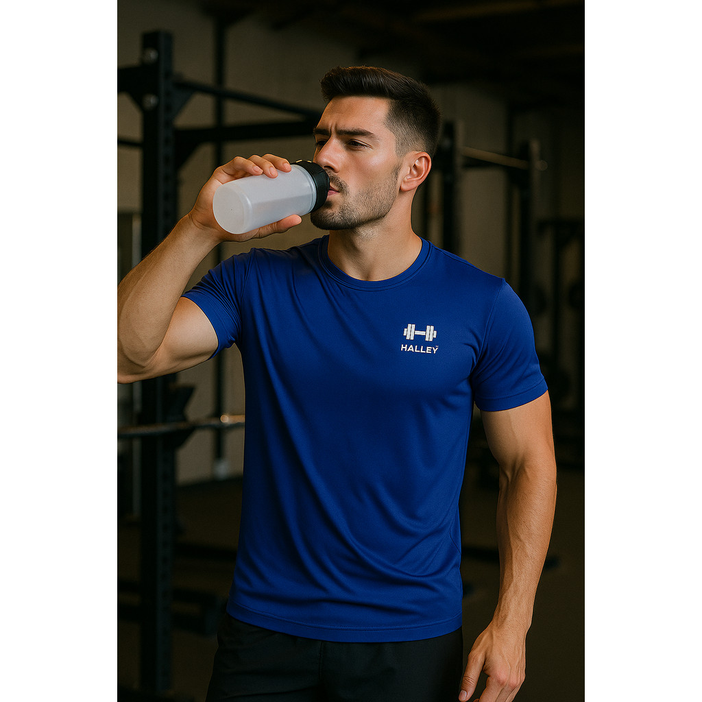 Kit 2 Camisetas Masculinas Dry Fit p/ Academia, Treino, Esportes - Halley