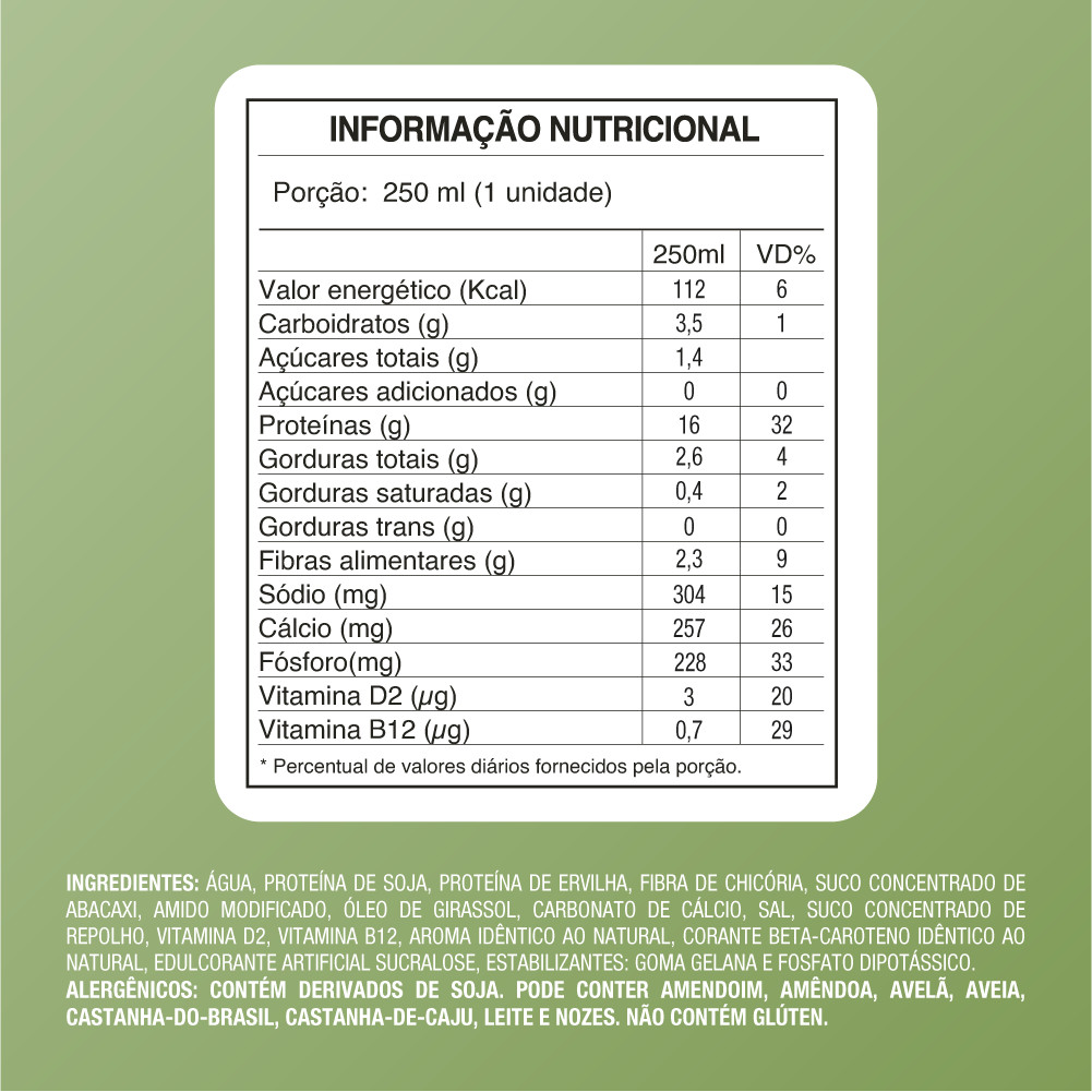 Detalhes do Bebida Proteica NotCo NotShake Protein 16g de Proteina Morango com Tamara 250ml