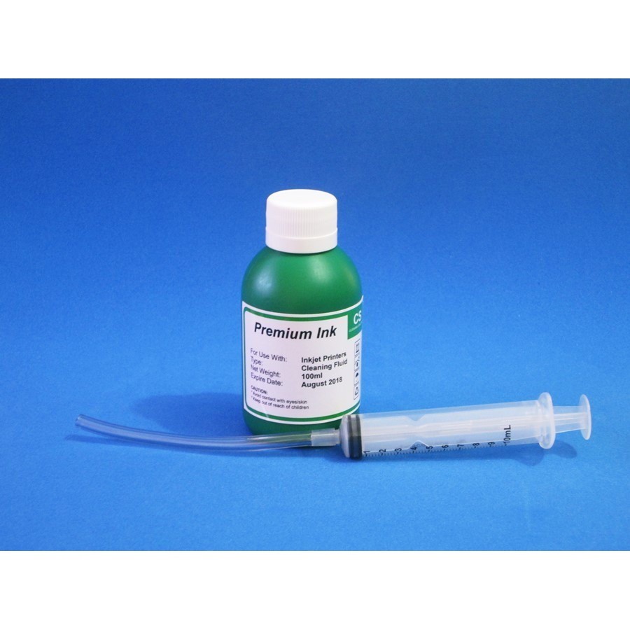 Solução De Limpeza Clean Para Cabeças, Hp, Canon, Lex, Epson