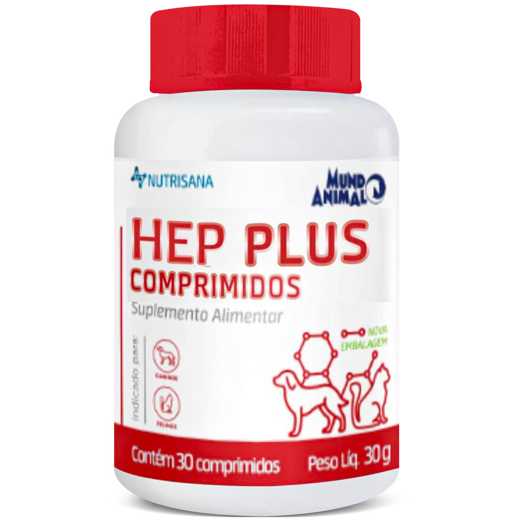 Suplemento Hep Plus 30 Comprimidos Nutrisana em Oferta na Shopee
