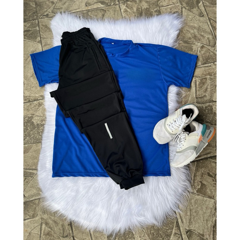 Camiseta + Calça Jogger Dry-Fit Promoção Lançamento em Oferta na Shopee