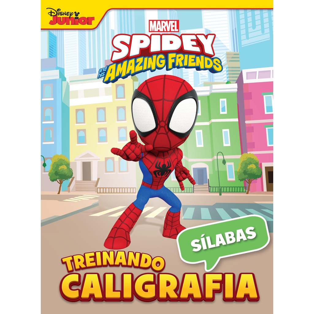 MARVEL - TREINANDO CALIGRAFIA SÍLABAS SPIDEY  em Oferta na Shopee