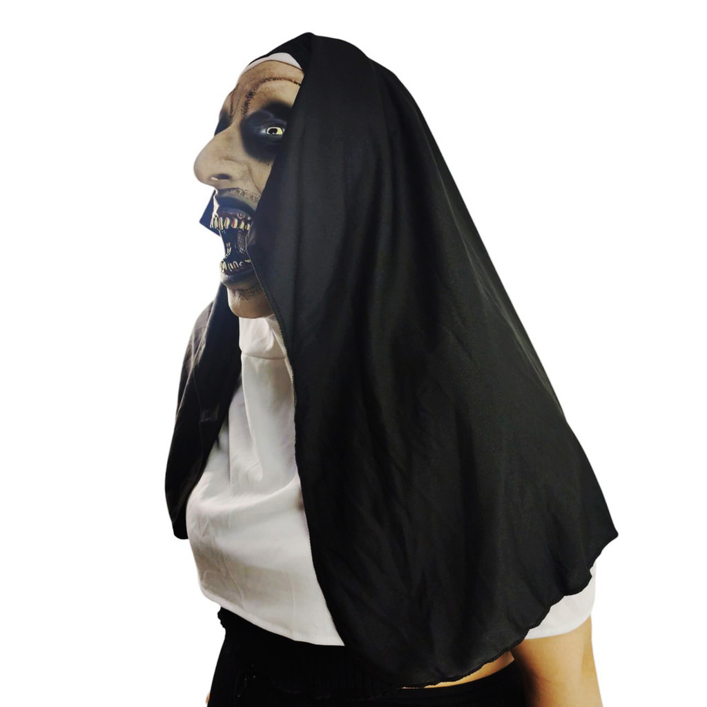 Mascara Freira Realista Latex Hallowen Carnaval Festa Evento Susto Terror Pegadinha Horror Trolagem Assustador Engraçado