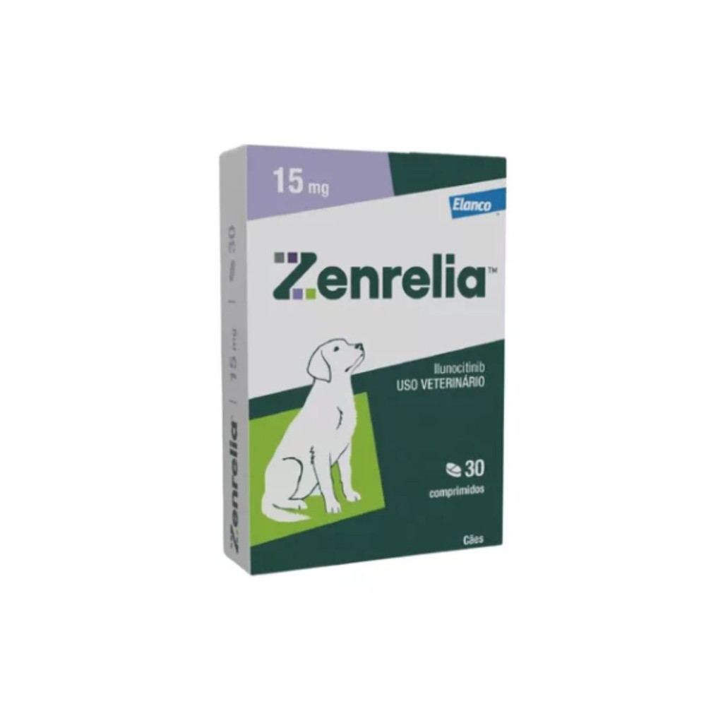 Zenrelia Tab 15mg 30 Comprimidos Dermtatológico Cães Elanco em Oferta na Shopee
