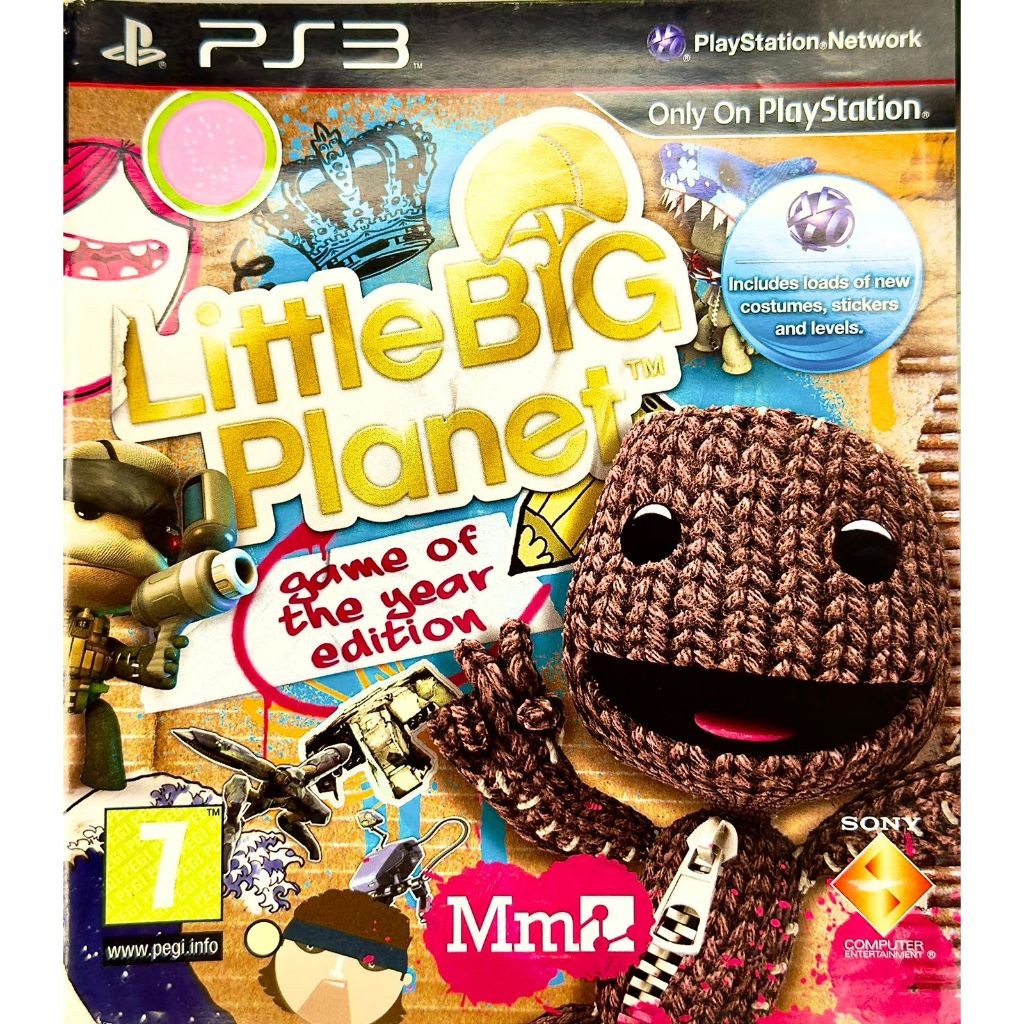 little big planet game of the year edition ps3 , midia fisica