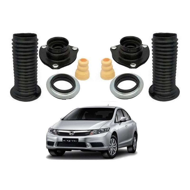 Kit Batente Dianteiro Civic 1.8 2012 A 2014 - Spare Parts and Accessories for Vehicles