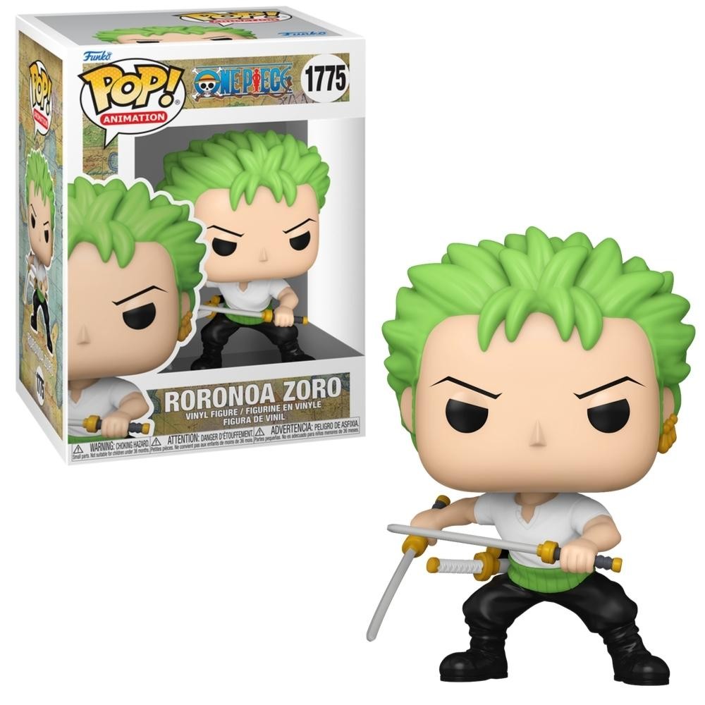 Boneco Funko Pop! One Piece - Zoro com Duas Espadas - Hobbies & Collections
