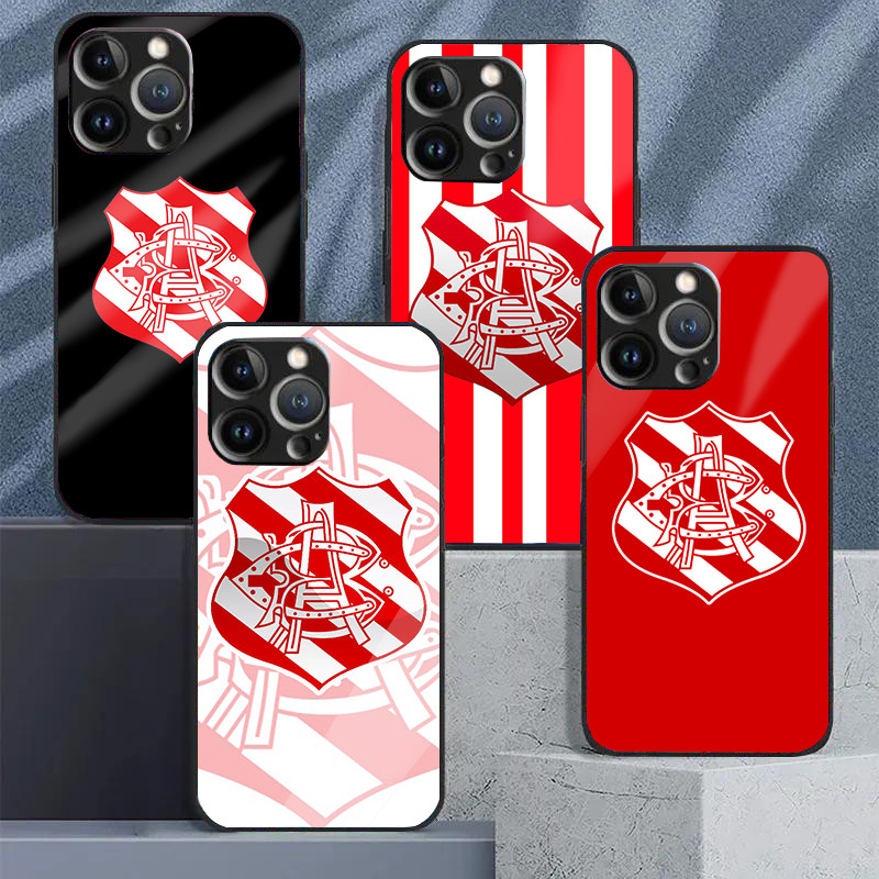 Bangu Atlético Clube 01 Capa De Telefone Celular De Vidro Temperado Para iPhone 16 15 14 13 12 11 Pro XS Max Plus Mini X
