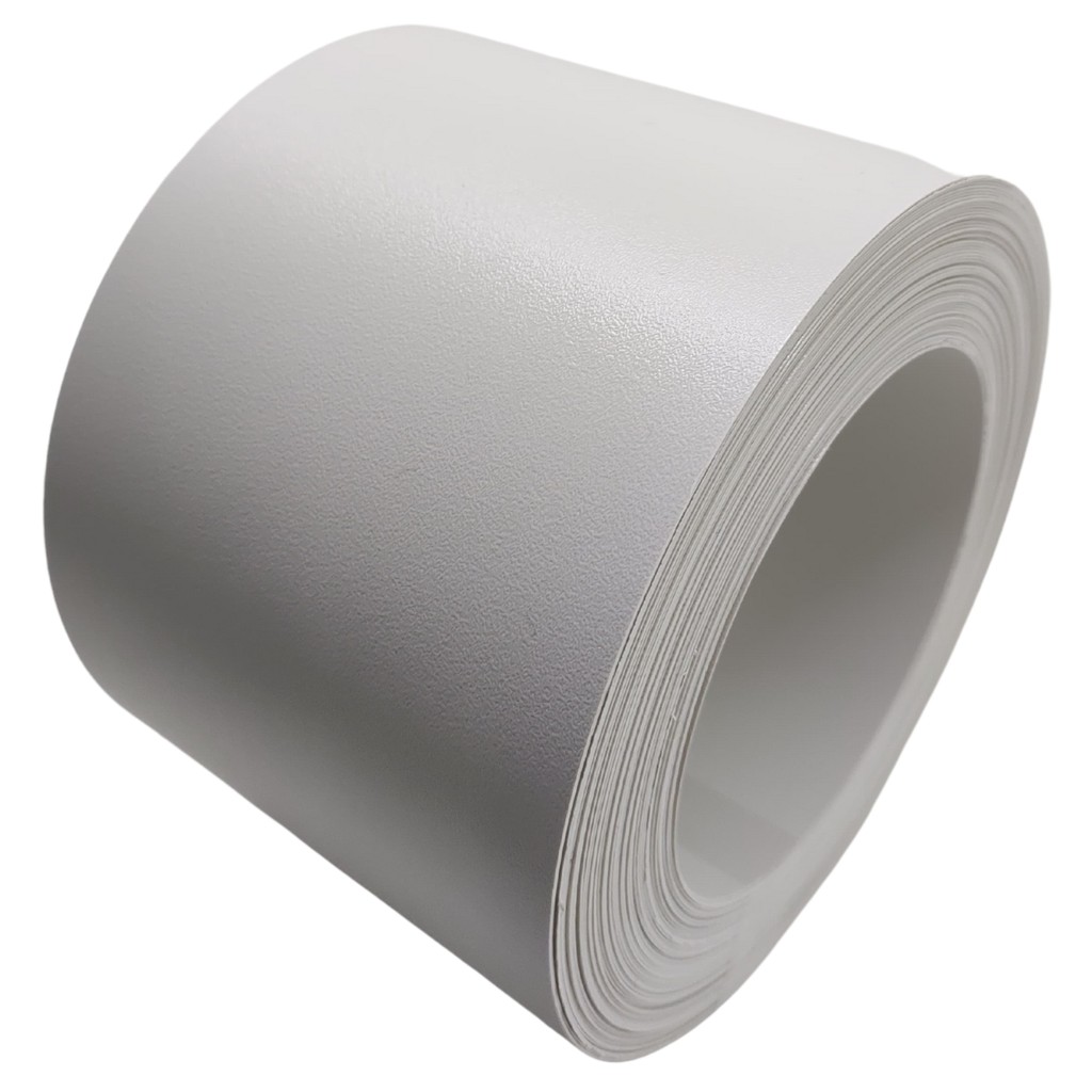 Fita De Borda Pvc Para Formica Cinza Claro tx L119 100mm X 5m Móveis Acabamento Moveis Mdf