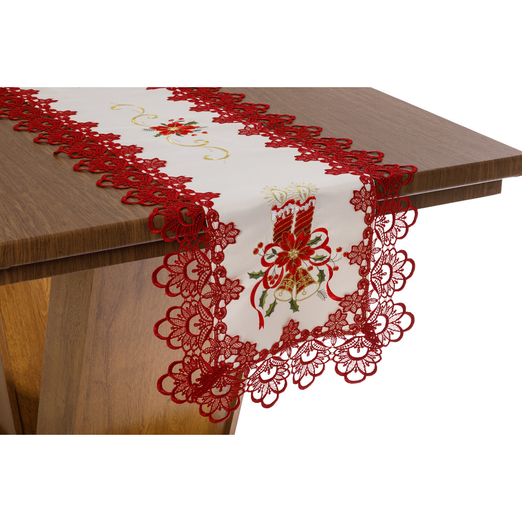 Caminho De Mesa Natalino 40X225Cm Rafimex