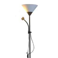 Luminária Abajur Chão Duo Floor Pedestal Articulada Lustre Decoraçao Iluminaçao