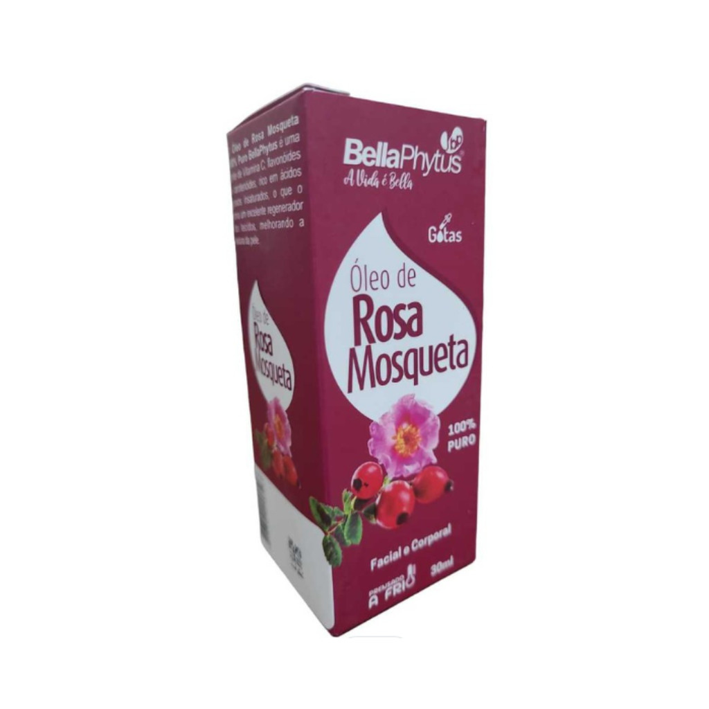 Óleo Rosa Mosqueta 30 Ml 100% Puro Bellaphytus em Oferta na Shopee