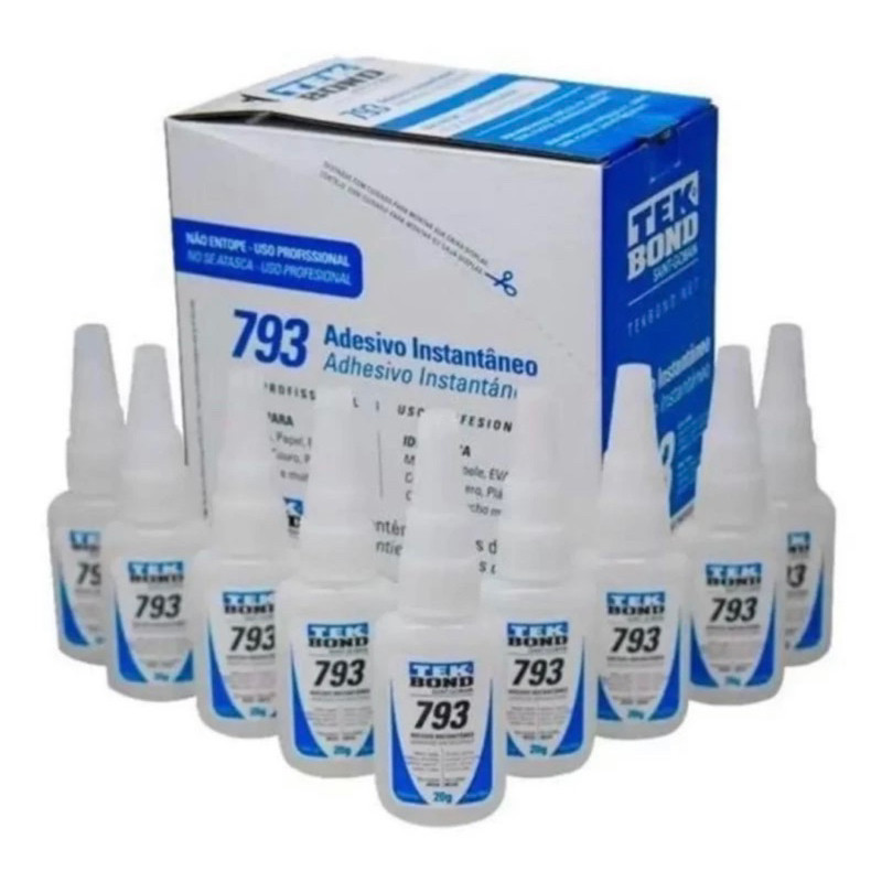 Cola Tek Bond Kit 10 unidades de cola tekbond 793 20g
