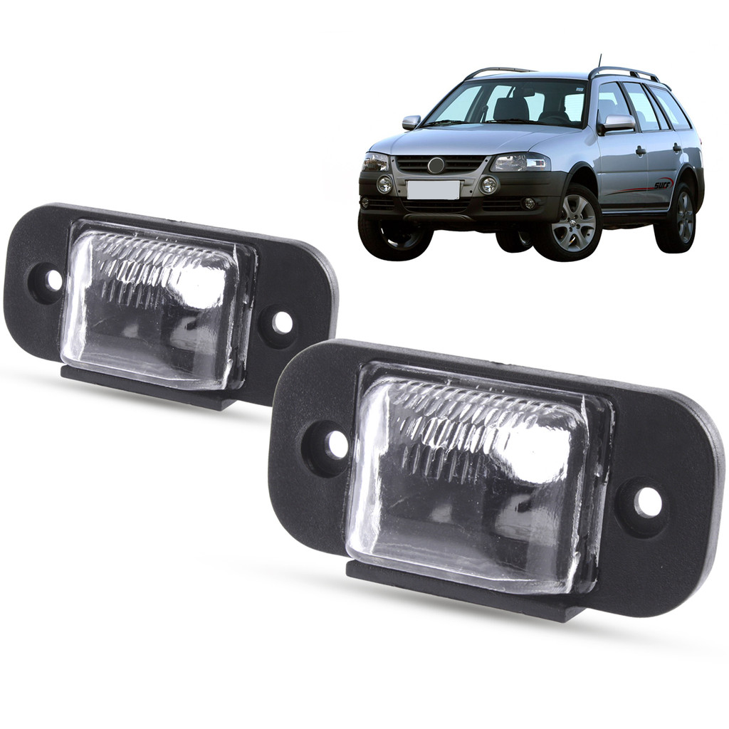 Par de Lanterna Luz De Placa Volkswagen Parati G2 G3 G4 1996 a 2012