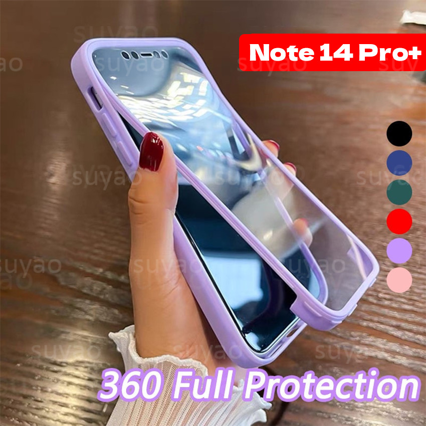 Para Redmi Note 15 14 Pro Plus ProPlus 13 2024 Capa De Telefone De Corpo Inteiro 2 Em 1 Caixa Dupla Face Note15Pro + Not