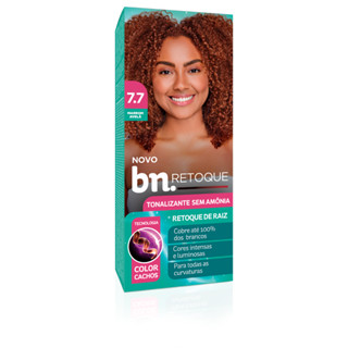 Tonalizante Marrom Avelã 7.7 Sem Amônia 90g – Beleza Natural – Retoque Raiz bn.Cachos em Oferta na Shopee