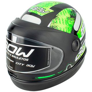 Capacete Interlagos Open Viseira Automática Inmetro Gow em Oferta na Shopee