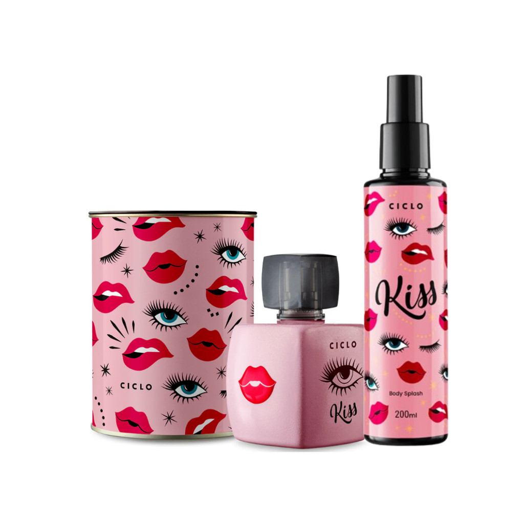 Ciclo Kiss Kit Deo Colonia e Body Splash - 2 Itens