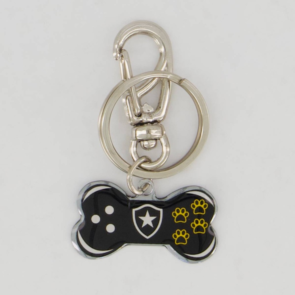 Chaveiro Botafogo Ossinho com Mosquetão - Hobbies & Collections