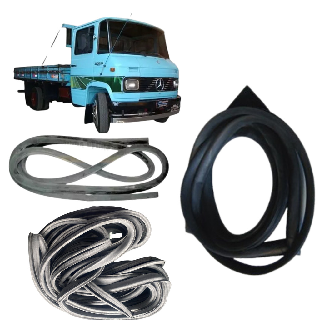 Guarnição Parabrisa Porta Cofre do Motor Mercedes Mb 608 708