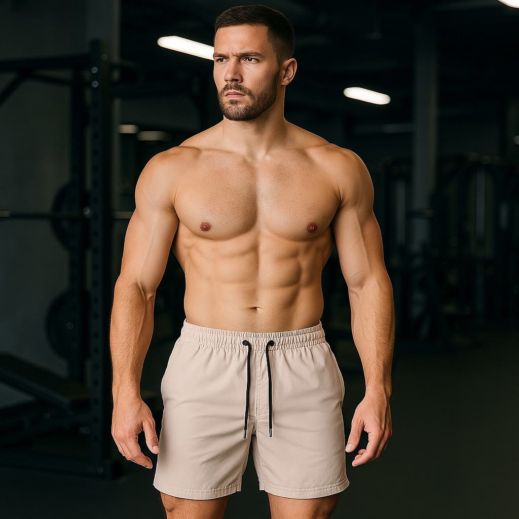 Short Masculino Academia Praia Reforçado Tactel Com Elastano
