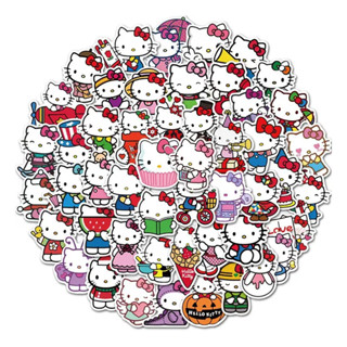Kit com 10 Adesivos Sortidos 'Hello Kitty' | Importado em Oferta na Shopee