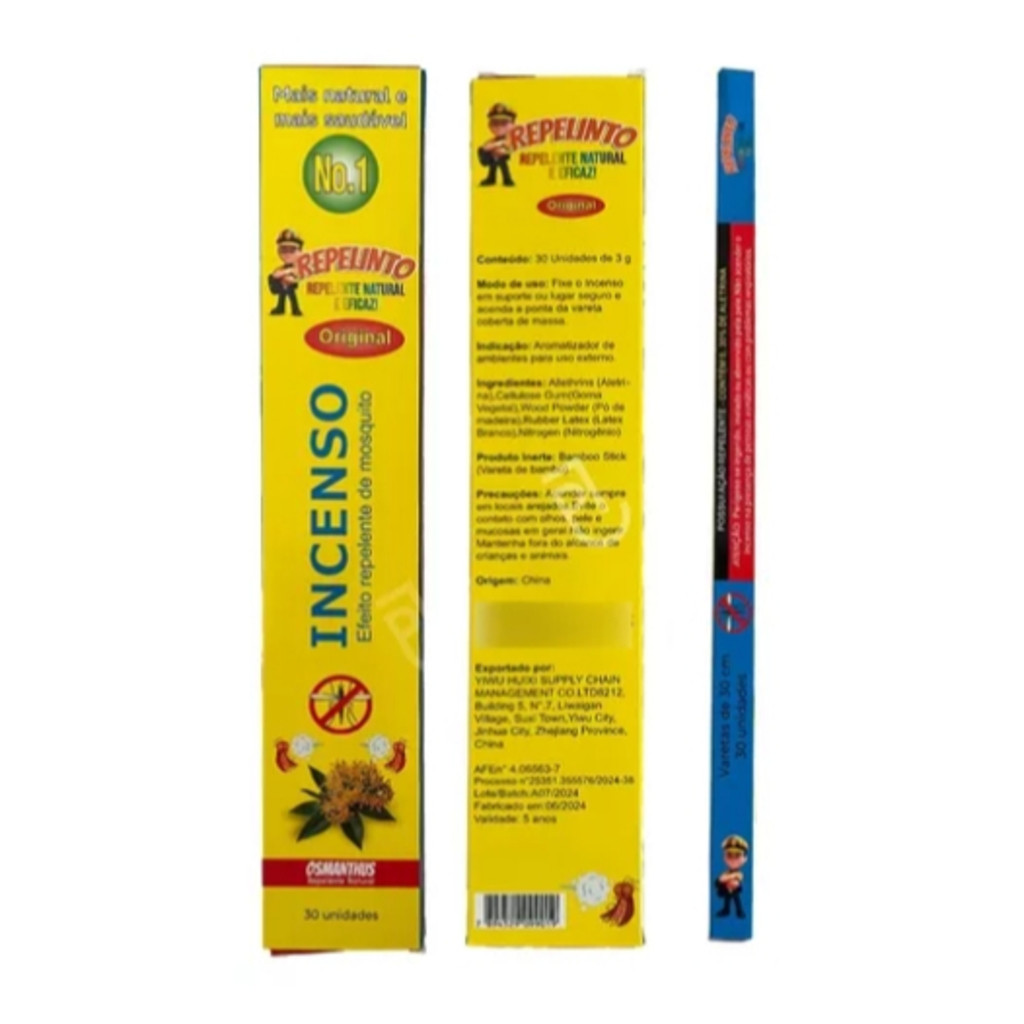 Imagem Kit  Palitos Incenso Repelente mata mosquito /moscas  Fragrância Osmanthus bb