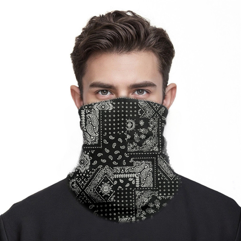 Máscara De Secagem De Tecido De Malha Esportiva Buff Anti Poeira UV Bandana Lenço De Cabeça Rosto Para Andar De Motocicl