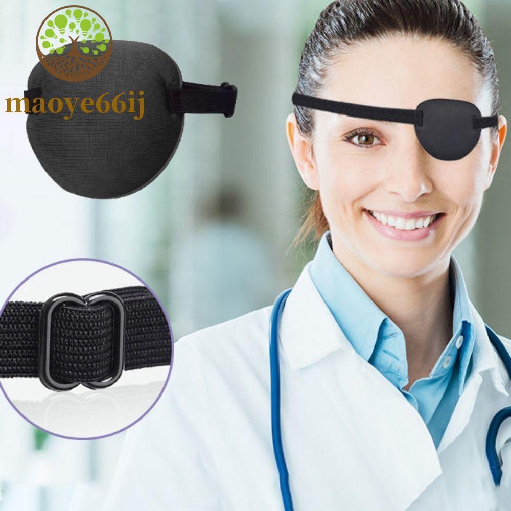 MAOYE66 Tapa-Olho Único , Capa Macia Respirável Para Olhos Únicos , Máscara Ajustável Ambliopia 3D em Oferta na Shopee