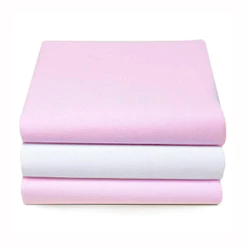 Kit Cueiro Papi Karinho Flanelado Liso Rosa – 3 Peças 80cm x 50cm