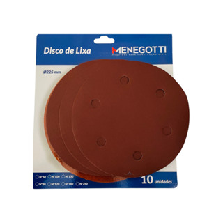 Kit 10 Lixas Para Lixadeira De Parede 225mm Gramatura 180 em Oferta na Shopee