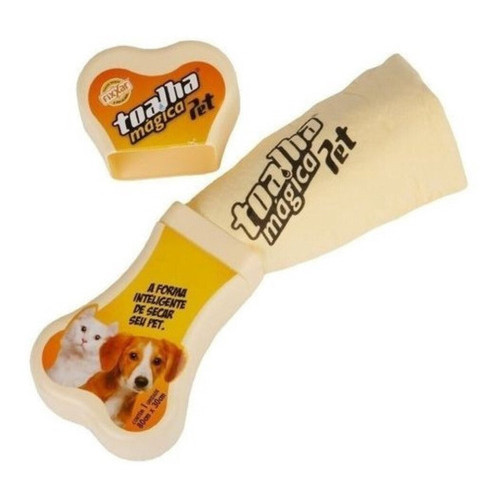Toalha Mágica PET Original Fixxar Petshop Banho Muito Absorvente Secagem Rápida Pêlos Cachorros Câes Gatos
